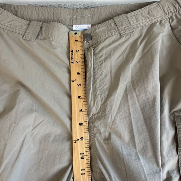 Columbia Pants Mens 38x34 Beige Cargo Hiking‎ Convertible Zip Off Omni Shield - Picture 6 of 11